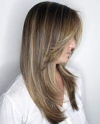 Long Front Layered Haircut Long Thin Hair Long Layered Hair Feathered Hairstyles