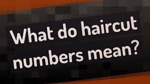 Haircut numbers denote the different hair clipper guard sizes. What Do Haircut Numbers Mean Youtube