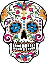 Day Of The Dead Skull Free Vector For Free Download About 2 Files Clipart Best Clipart Best Sugar Skull Tattoos Skull Art Skull
