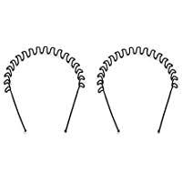 Aainaa Unisex Metal Spring Zig Zag Wave Hair Band Hair Styling Tool Zig Zag Hair Band For Men Buy 1 Get 1 Free 136 00 Aai Headband Men Hair Hoops Hair Band