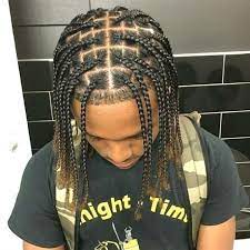 Pin By Black Women Hairstyles On Coiffures Fille Mens Braids Hairstyles Boy Braids Hairstyles Cornrow Hairstyles For Men