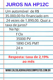 Como Calcular Juros Na Hp 12c Simples E Facil Matematica Financeira Ensino De Matematica Estude Matematica