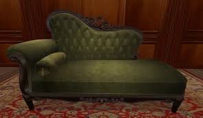 Check spelling or type a new query. Second Life Marketplace Authentic Victorian Chaise Lounge In Green Velvet