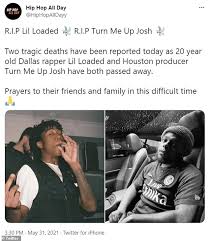 Damn we lost nuski today and now turn me up josh and lil loaded. Ced5h2v0dupiam