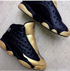Air Jordan Retro 13 Black And Gold Black Gold Jordan 13 S Sneakers Fashion Shoe Boots Nice Shoes