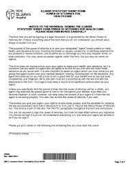 Some of these powers of attorney give an agent power over very critical and sensitive aspects of the principal's life. Top 11 Illinois Short Form Power Of Attorney Templates Free To Download In Pdf Format