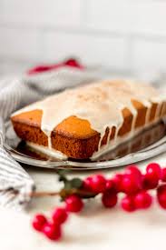 One of my favorite holiday flavors. Eggnog Pound Cake