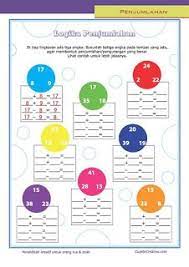 Modul guru pembelajar taman kanak kanak tk soalujian net. Belajar Anak Logika Penjumlahan Belajar Matematika Anak