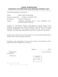 Soeharto tidak seperti anak desa lainnya yang harus bekerja di sawah. Download Surat Pernyataan Bersedia Ditempatkan Dimana Saja