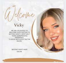 We are Delighted to Welcome Vicky Patton to the Beyond Hairdressing Team.  Vicky has 7 Years Hairdressing Experience. To Book with Vicky Please DM the  Salon #hairstylist #hair #haircolor #hairtransformation #welcometotheteam  #newteammember
