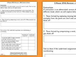 Year 2 Spag Practise 5 Minute Activity Good Resume Examples National Curriculum Resume Examples