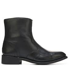 Mens Hoxie Medium Wide Side Zip Boot Mens Ankle Boots