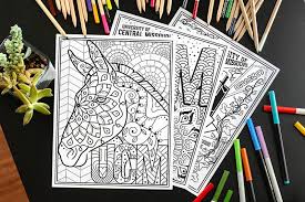 Getcolorings.com has more than 600 thousand printable coloring pages on sixteen thousand topics including animals, flowers, cartoons, cars, nature and many many more. Get Creative With These Advanced Ucm Themed Coloring Activities