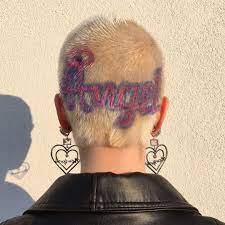 For a look that says i'm feminine with a wild side, long hair with a shave underneath is your next request when you visit the salon. á´„É¢ On Twitter Shaved Hair Designs Hair Designs Punk Hair
