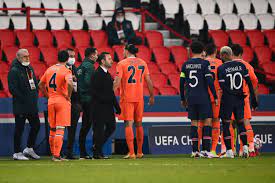 De sciglio, marcelo, denayet, cornet; Psg Basaksehir Champions League Match Suspended Over Alleged Racist Attack Daily Sabah