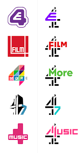 New Logos For All Channel 4 By 4creative And Manvsmachine Logo Branding Identity Creative Branding Design Tv Channel Logo