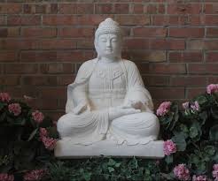 Please find below a selection of traditional and modern style buddha's, 100 % solid cast stone, with optional effects and finishes. Extra Large Lotus Buddha Stone Garden Ornaments Garden Statues In Uk