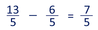 Subtract the top numbers (the numerators). Subtracting Fractions With Like Denominators Maths With Mum