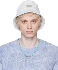 Isabel Marant: Chapeau bob Haley bleu en denim