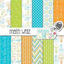 Back To School Digital Paper Math Whiz Seamless Etsy Digital Paper Math Patterns Graphic Patterns