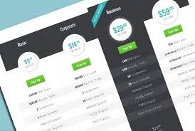 14 Free Css Html Pricing Tables Pricing Table Table Template Pricing Templates