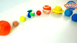 How To Make Planets In Solar System Compilation Play Doh Planets For Kids Crafty Kids Youtube