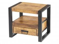 Tables de chevet hautes table de chevet fer forgé chambres décoration meuble collection décoration intérieure tables de nuit. Table De Chevet Table De Nuit Pour Chambre A Coucher Vente Unique
