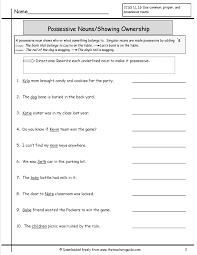 Possessive Nouns Worksheet Possessive Nouns Worksheets Possessive Nouns Nouns Worksheet