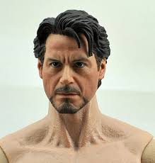 Hot Custom 1/6 Iron Man Tony Stark figure Head Sculpt Mech Test mark 4 6  toys