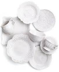 Maison Versailles Mix And Match Collection Dinnerware Dining Entertaining Macy S Farmhouse Dinnerware Casual Dinnerware White Dinnerware