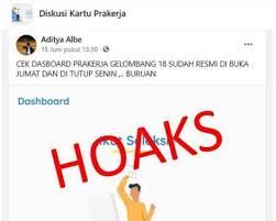Bocoran pendaftaran kartu prakerja gelombang 18, syarat insentif cair harus lakukan hal ini Cek Fakta Hoaks Sudah Ada Pendaftaran Kartu Prakerja Gelombang 18 Merdeka Com