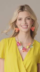 Abigail Flower Petal Resin Stud Earrings