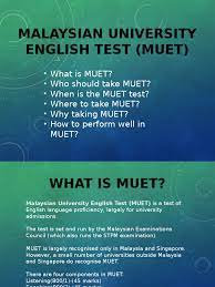 Generally, most of the university requires muet results, hence, make sure to give the test and hand over the certificate along with your application at. Malaysian University English Test Muet Educational Assessment And Evaluation Study Aids Test Prep