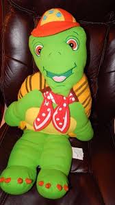 Rare Jumbo 33 Plush Franklin The Turtle Stuffed Animal Pillow Pal Soft Cuddly Franklin Animal Pillows Pillow Pals Franklin The Turtle