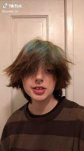 Punker Irl On Tiktok Video In 2021 Short Emo Hair Poofy Hair Shaggy Short Hair