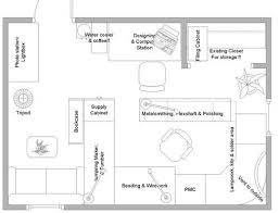 Craft Room Design Studio Workspace Workshop Layout Jewelry Studio