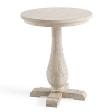 Bee Willow Home Pedestal Side Table In Light Natural Bed Bath Beyond Pedestal Side Table Side Table Side Table Wood