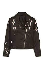Schwarze Jacke Mit Blumenstickerei Shopping Outfit Fashion Clothes