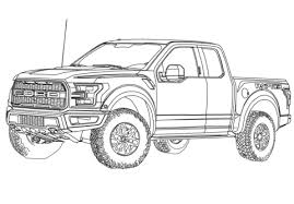 2017 Ford F 150 Raptor Coloring Page In 2020 Truck Coloring Pages Ford Raptor Truck Cars Coloring Pages