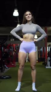 Carla Leclercq athletic body - muscles on display