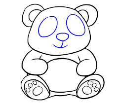 Panda are famous for their unique black and white coloration as well as their appetite for bamboo. How To Draw A Cute Panda In A Few Easy Steps Easy Drawing Guides