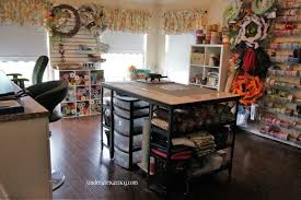 Keeping a craft room organized gives you space to be creative and makes it easy to find your craft supplies. Craft Room With Creative Storage And Work Space Solutions