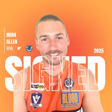 The former Geelong Falcons player joins the Giants from Colac Imperials,  where he grew into one of the most promising youngsters in the CDFL. Noah  dominated across the half back last year
