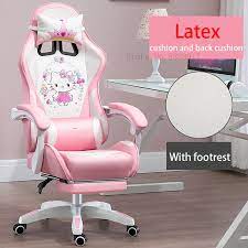 3.2 karxas ergonomic gaming chair. Cute Pink Gaming Chair Girls Reclining Computer Chair Home Fashion Comfortable Anchor Live Chair Internet Cafe Game Wcg Chair Office Chairs Aliexpress