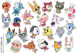 Cute Animal Crossing Villagers Art By Anjohink Animal Crossing Fan Art Animal Crossing Villagers Animal Crossing