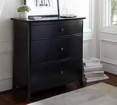 Chloe 3 Drawer Dresser Furniture For Small Spaces Black Furniture 3 Drawer Dresser