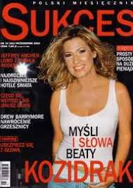 Her career began in 1978 at the opole song festival, singing the song piechotą do lata and won second place. Beata Kozidrak Sukces Magazine October 2003 Cover Photo Poland