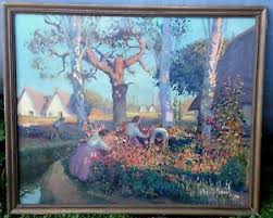 Sânmartin, cluj, a commune in cluj county. Gorgeous Ernesto Valls Sanmartin 1891 1941 Spanish Painter Oil On Canvas Ebay