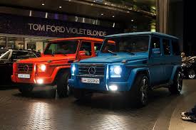 Dubai Qatari Combo Two G Wagens In Matte Orange And Baby Blue In Dubai Repin Like Comment S Mercedes Benz Suv Mercedes G Wagon Mercedes Benz G Class