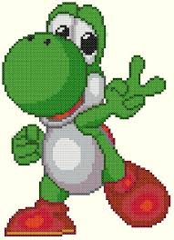 Yoshi 2 Cross Stitch Pattern Videospiele Von Keenahscrossstitch Einfach Stricken Kreuzstich Landschaft Mario Hakeln Moderner Kreuzstich